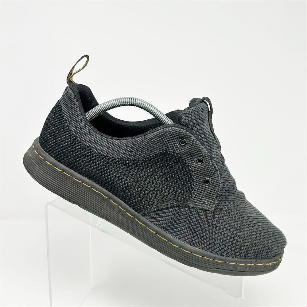 Dr. Martens Cavendish Knit Unisex Sneakers Black Size 11 Casual Shoes *NO LACES*